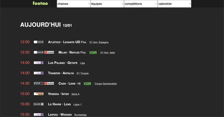 Confortablement installé sur votre canapé, en attendant le coup d'envoi de votre match de foot préféré sur la plateforme Footao..